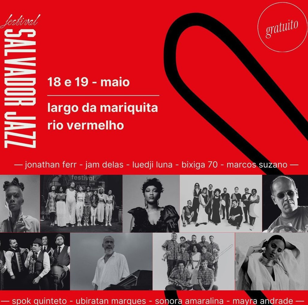 Festival Salvador Jazz recebe Luedji Luna, Mayra Andrade, Jonathan Ferr, Ubiratan Marques e Bixiga 70 neste final de semana