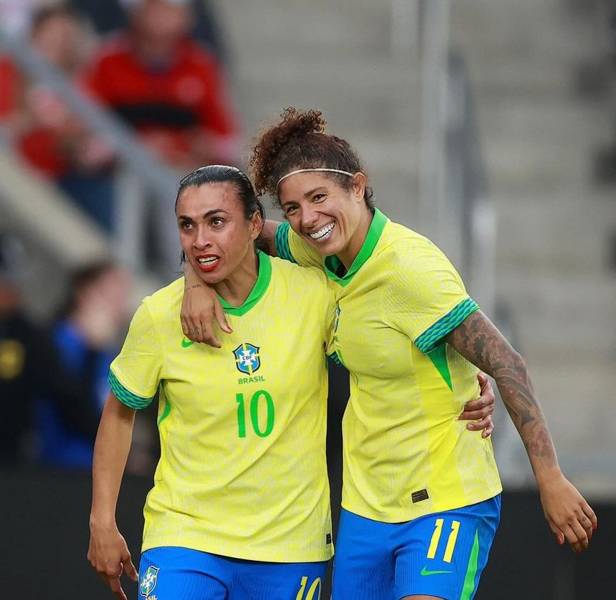 Marta marca e Brasil derrota Jamaica em último amistoso antes de Paris-24