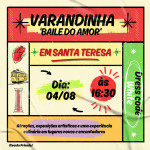 'Varandinha: Baile do amor' promete noite de música, gastronomia e exposições no Rio de Janeiro