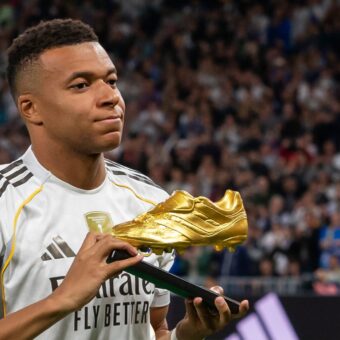 Kylian Mbappé conquista sua primeira Chuteira de Ouro e entra para a história do Real Madrid