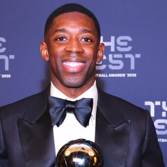 Dembélé supera Mbappé e Yamal e é eleito o melhor jogador do mundo no The Best da Fifa