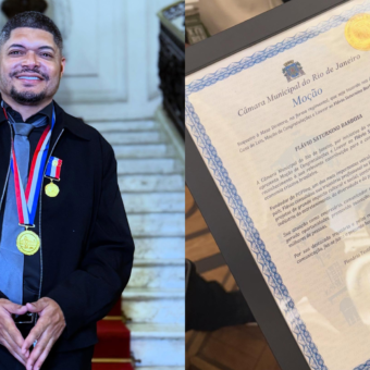 Flávio Saturnino recebe Medalha Pedro Ernesto e é reconhecido por impacto na comunicação e na cultura pop brasileira