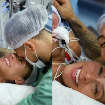 Nasceu Sani! Ágata Moura e Renan Justino, de ‘Casamento às Cegas’, anunciam a chegada do primeiro filho