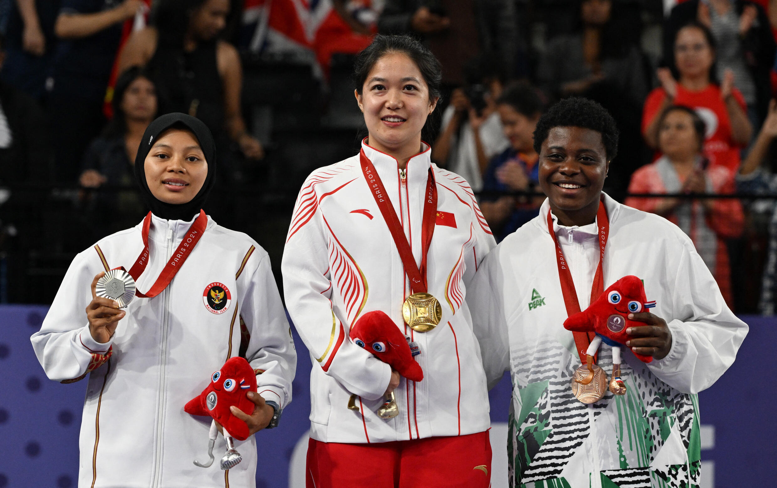 Badminton Paralympics_2 sept 2024_bronze for Eniola Bolaji_Nigeria_Jennifer Lorenzini_Reuters