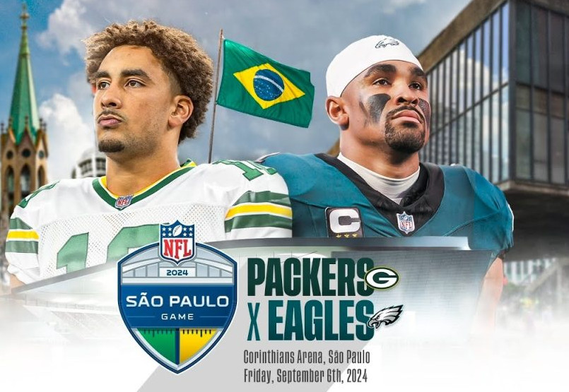 NFL anuncia Eagles x Packers como primeiro jogo da história da liga no Brasil