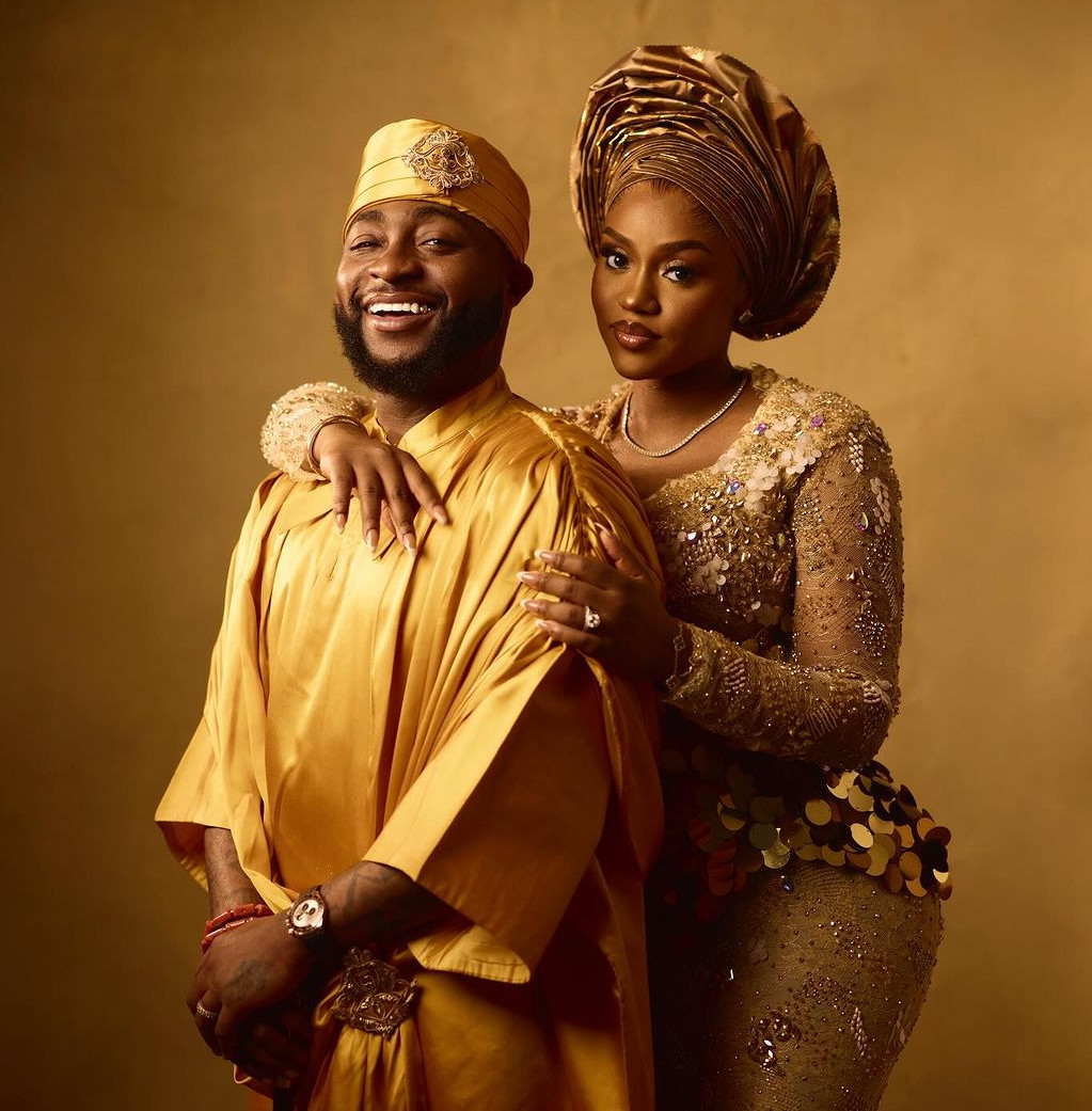O suntuoso casamento de Davido e Chioma: uma fusão de glamour e poder na Nigéria