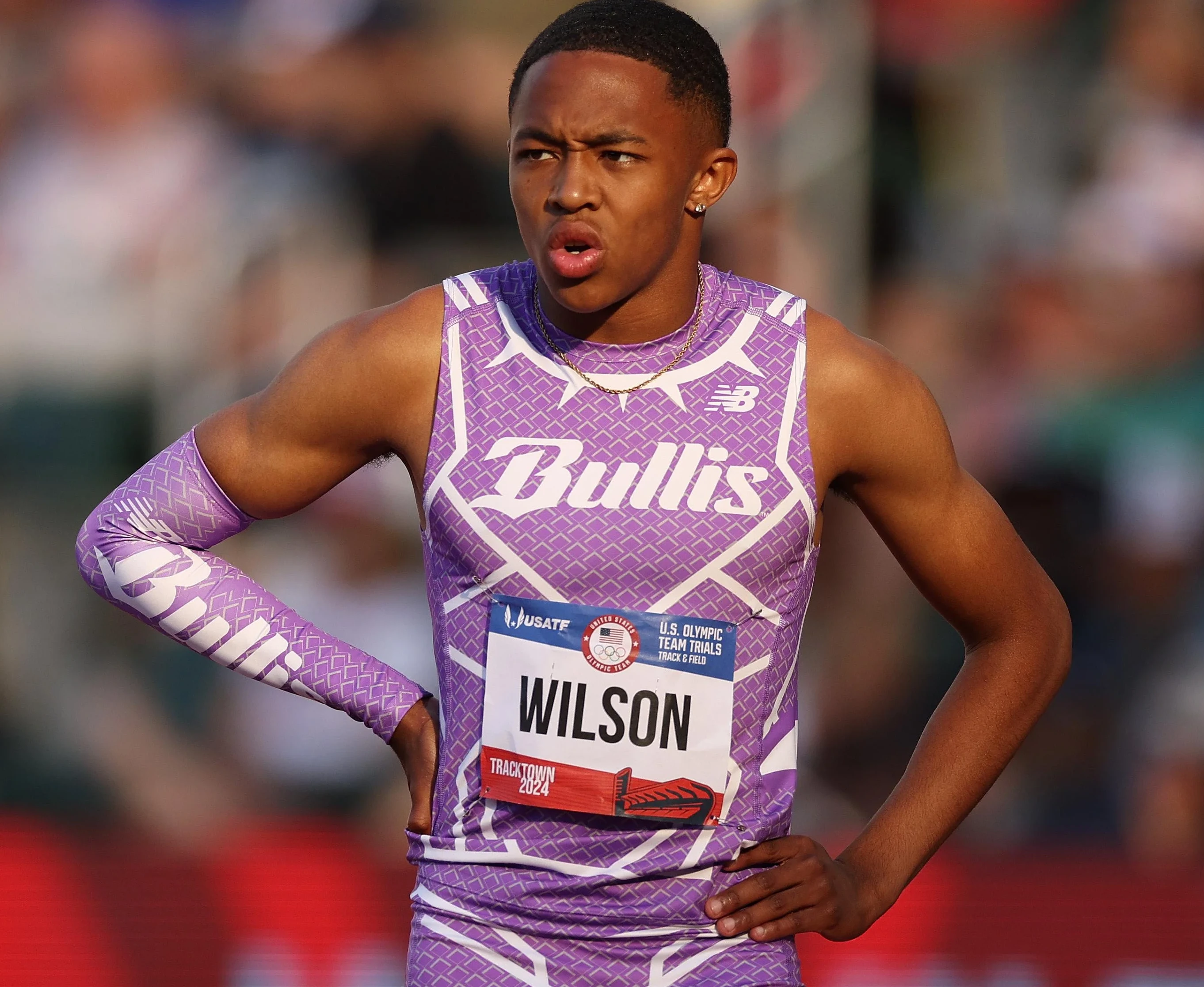 Quincy Wilson, de 16 anos, pode se tornar o homem mais jovem de todos os tempos a alcançar uma marca olímpica