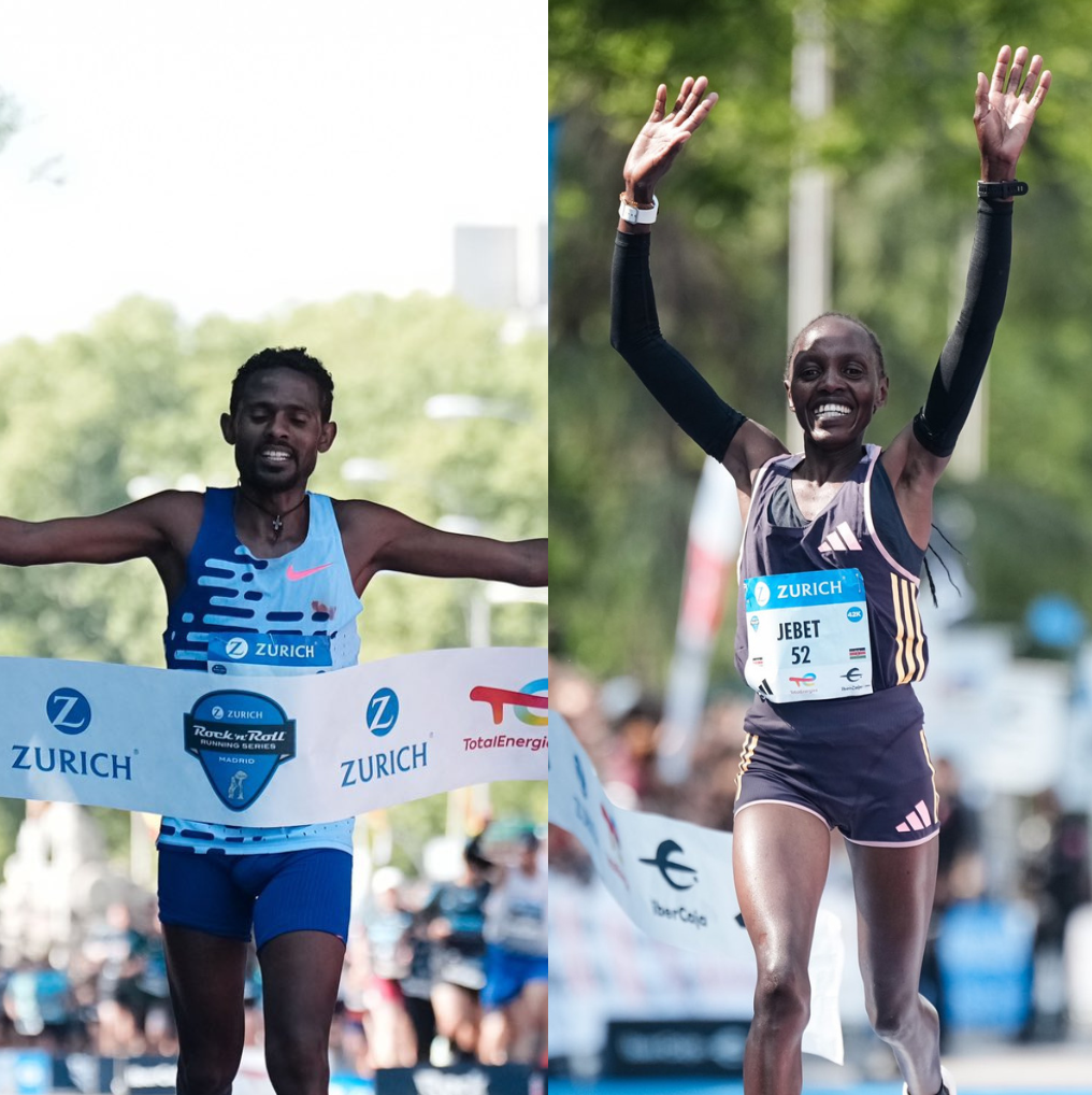 Etiópia e Quênia dominaram a maratona de Madrid 2024