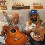 Thundercat visita Milton Nascimento no aniversário de 82 anos do cantor