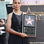 Kerry Washington é homenageada com estrela na Calçada da Fama de Hollywood